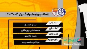 کارشناسی داوری دیدار فولاد - استقلال خوزستان