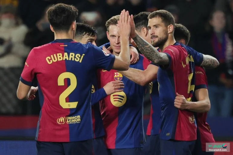 لیست بازیکنان بارسلونا مقابل اتلتیکو مادرید