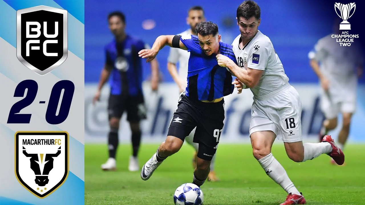 خلاصه بازی بانکوک یونایتد 2 - 0 مک آرتور