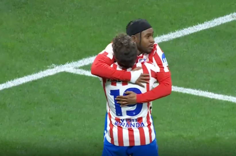 گل اول اتلتیکو مادرید به بارسلونا روی گل به خودی اریک گارسیا