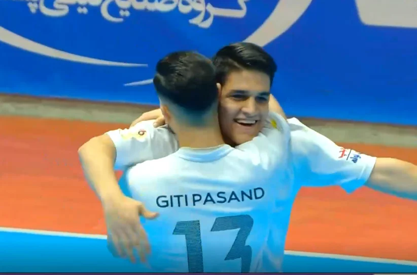 گل دوم گیتی پسند مقابل مس سونگون توسط مهدی اسدچی