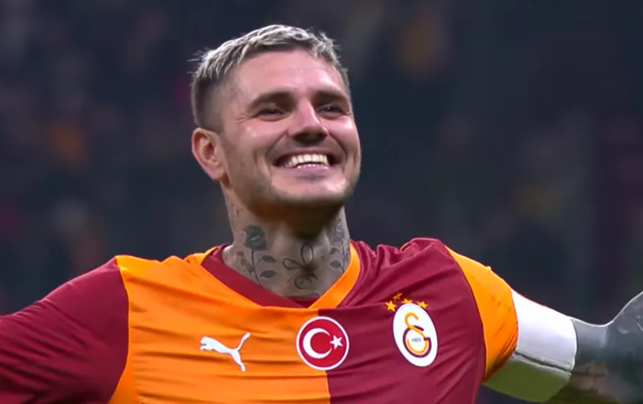 گل چهارم گالاتاسرای مقابل ایوب اسپور توسط ایکاردی