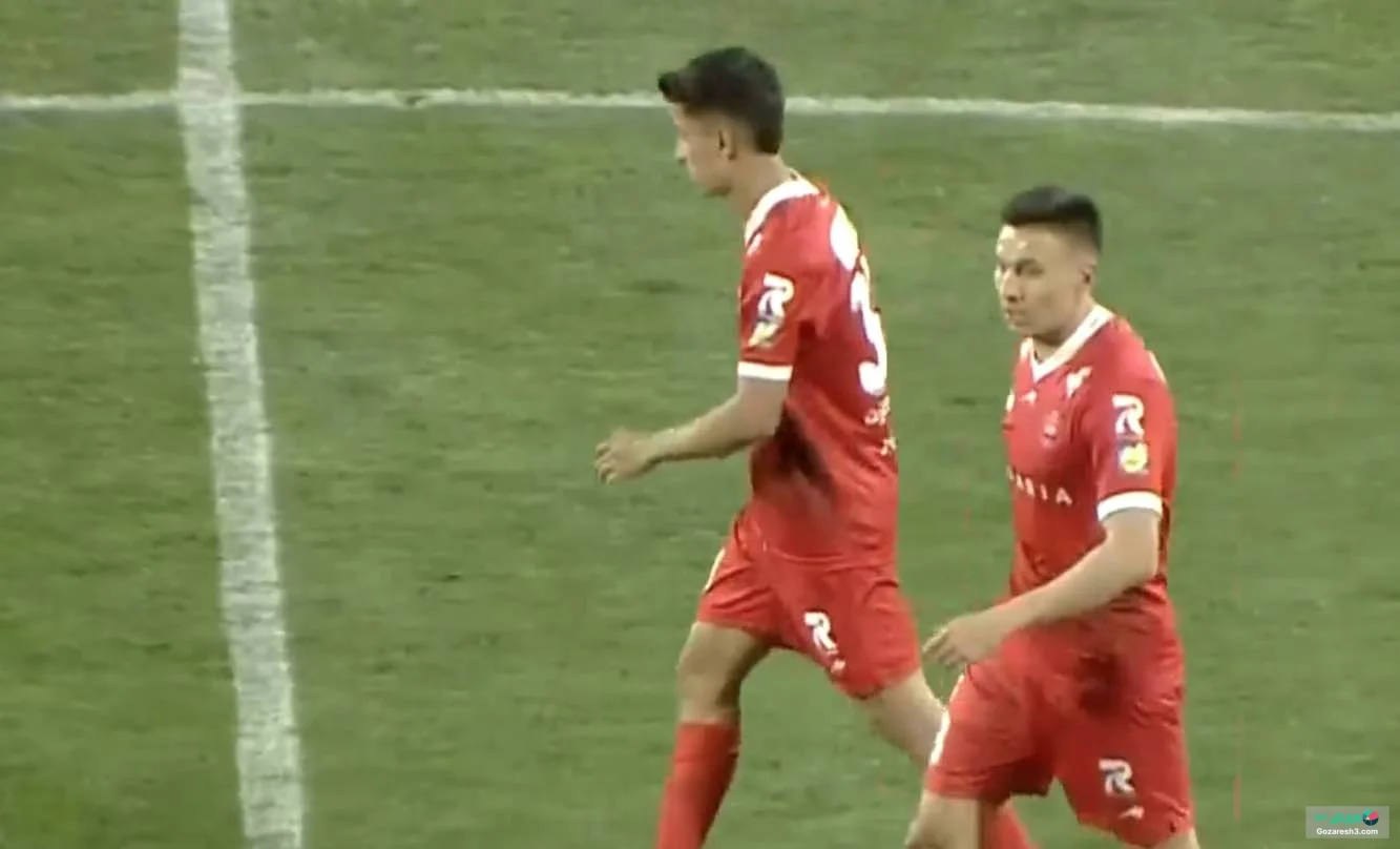 گل اول پرسولیس به گل گهر توسط  ایگور سرگیف