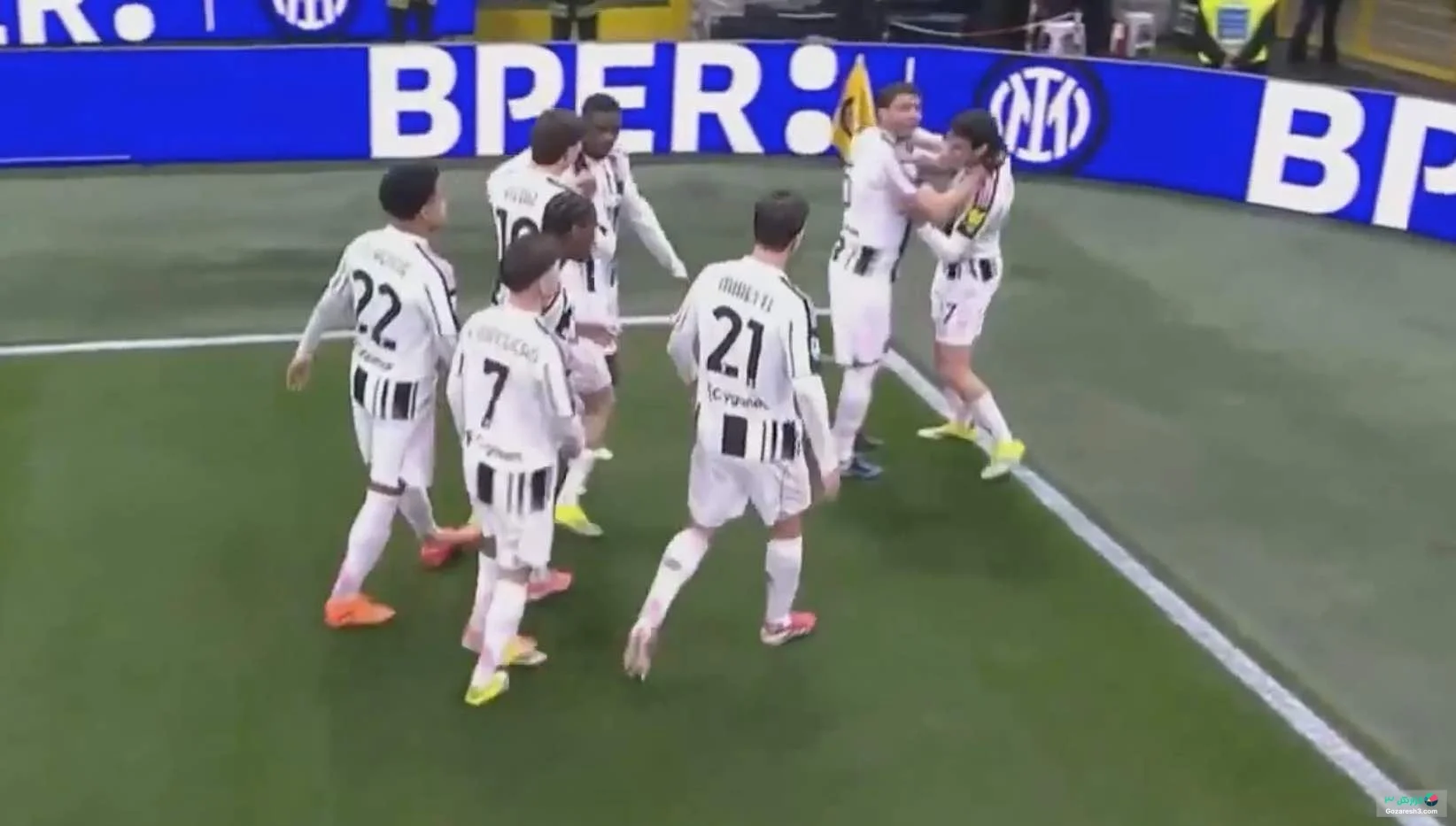 گل اول یوونتوس به اینتر توسط کامبیاسو