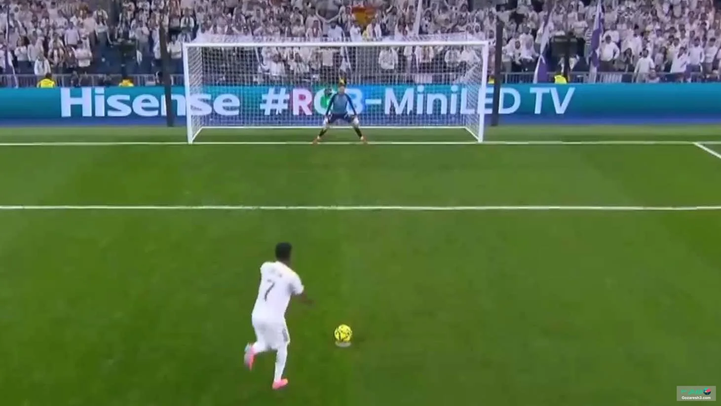 گل چهارم رئال مادرید به رئال سوسیداد روی دبل وینیسیوس جونیور