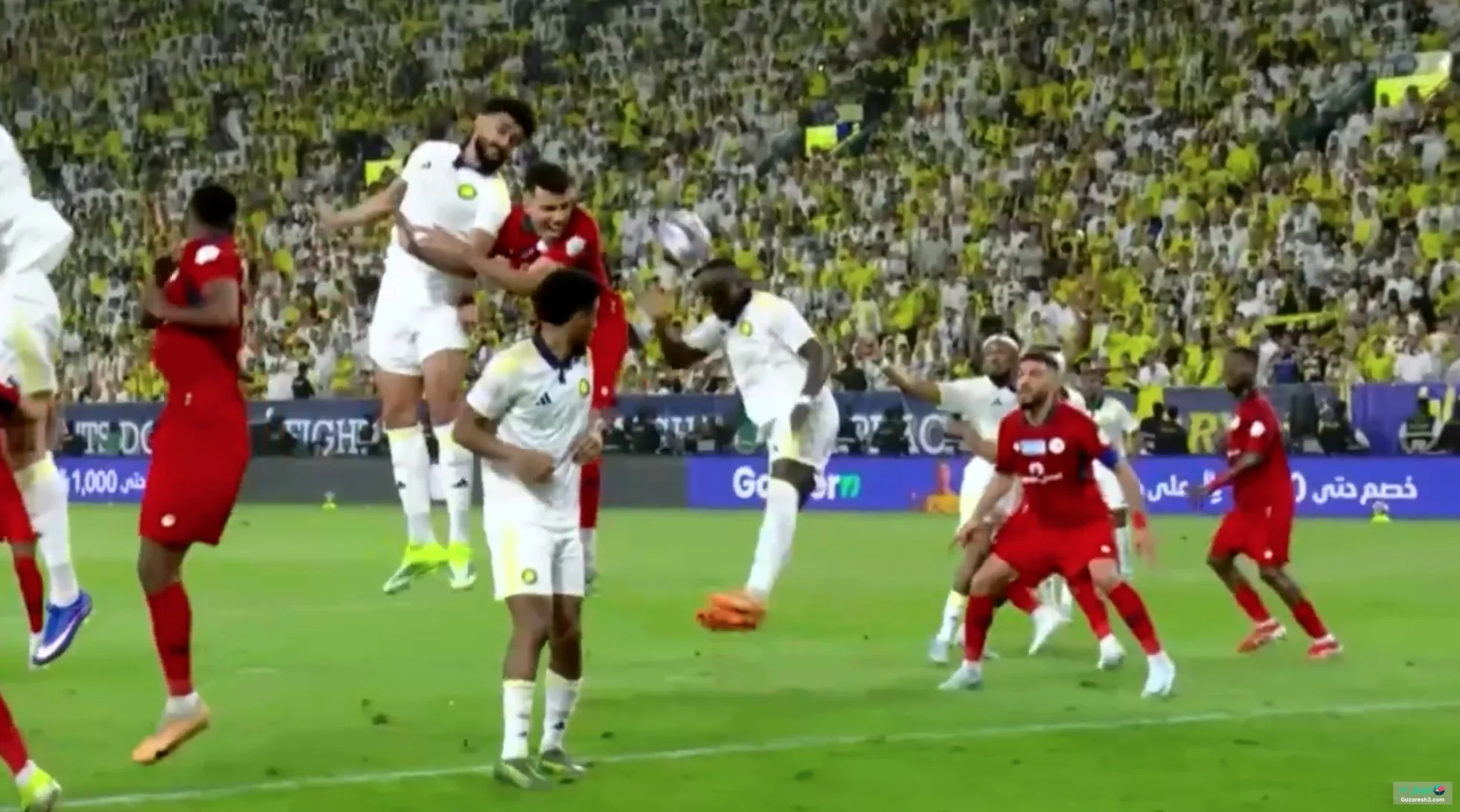گل اول النصر به ضمک توسط سادیو مانه