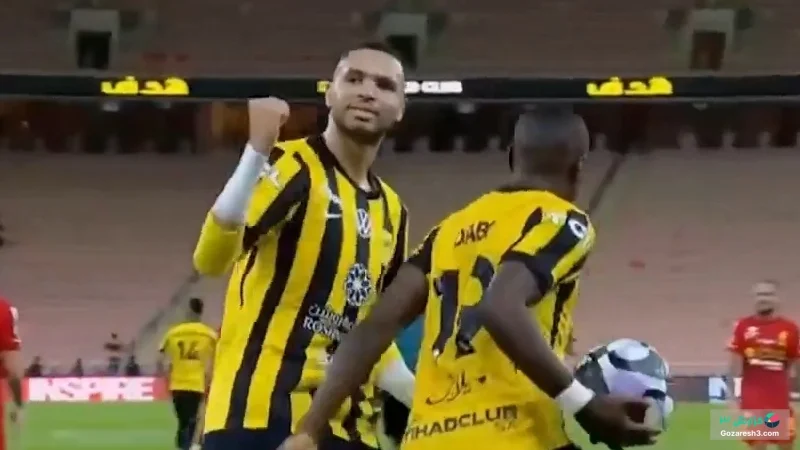 گل اول الاتحاد به القادسیه توسط یوسف النصیری