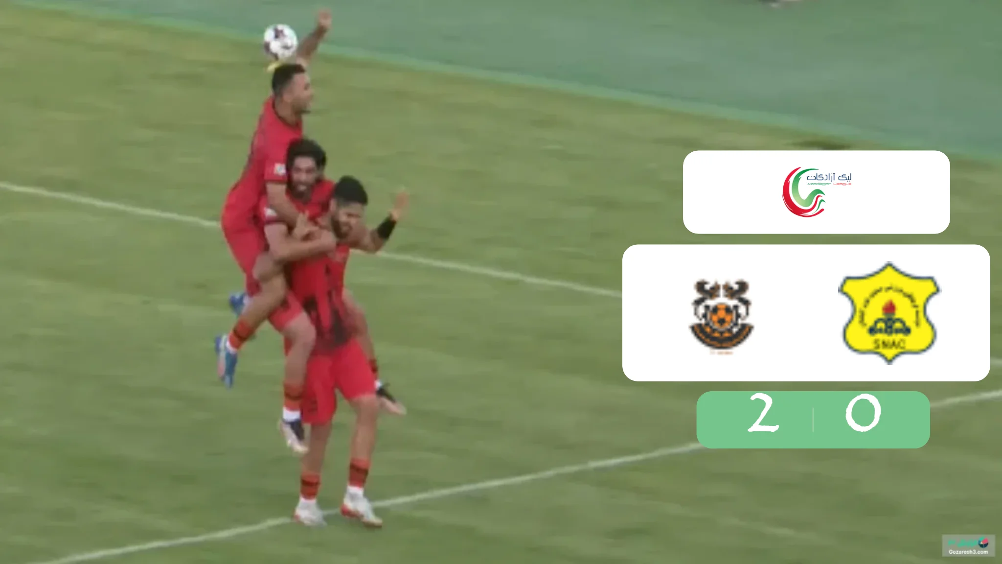 خلاصه بازی مس شهر بابک 2 - 0 صنعت نفت آبادان