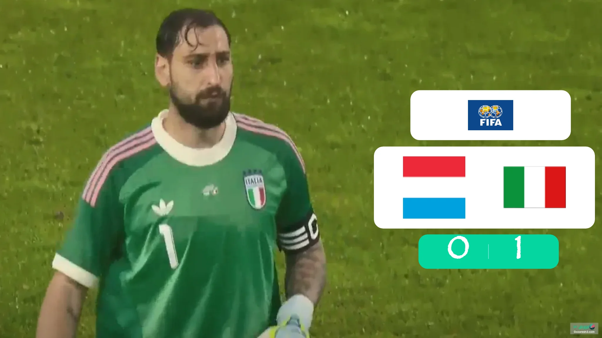 خلاصه بازی لوکزامبورگ 0 - 1 ایتالیا