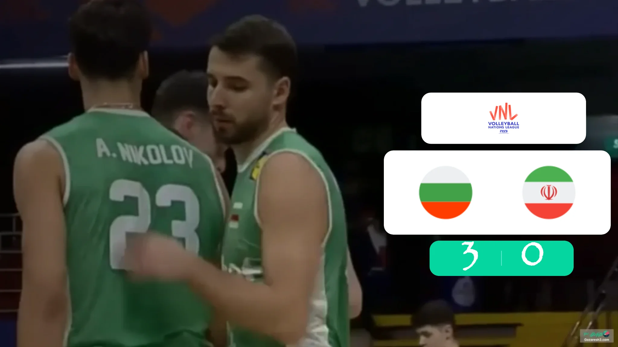 خلاصه والیبال بلغارستان 3 - 0 ایران | هفته اول لیگ ملت‌ها