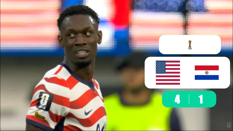 خلاصه بازی آمریکا 4 - 1 پاراگوئه | جام جهانی ۲۰۲۶