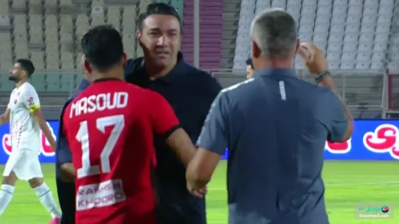 خوشحالی بی حد و حصر و همراه با بغض نکونام پس از برد پرسپولیس